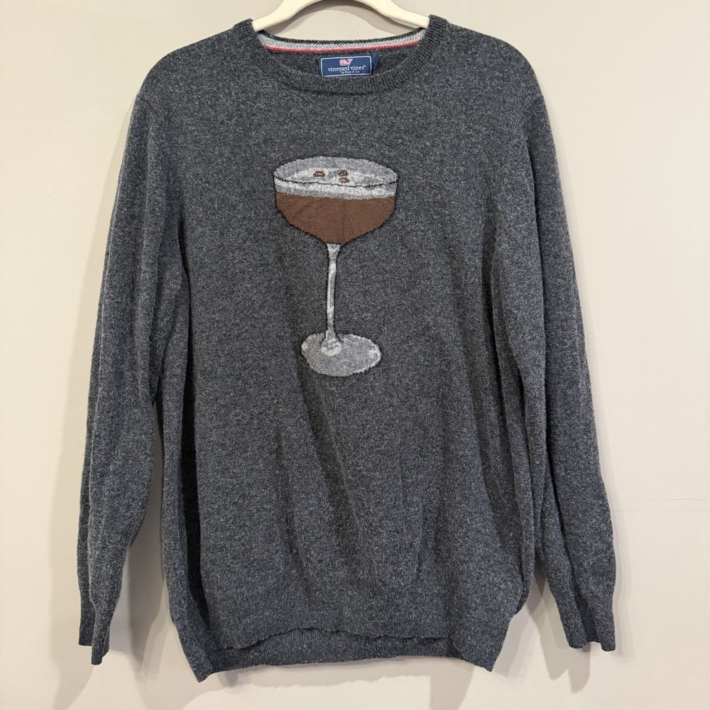 Vineyard Vines Espresso Martini Sweater XL‎